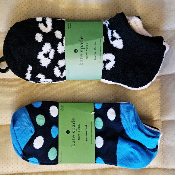 Kate Spade 3pk Low Cut or No Show Socks - Picture 2 of 16